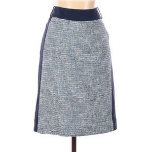ECCOCI | Tribeca Pencil Skirt Navy Blue White NEW Women’s Size 6